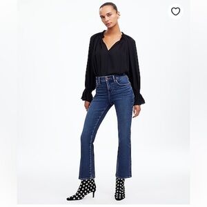 NWT Madewell Kick Out Crop Jeans in Lenojr Wash size 32